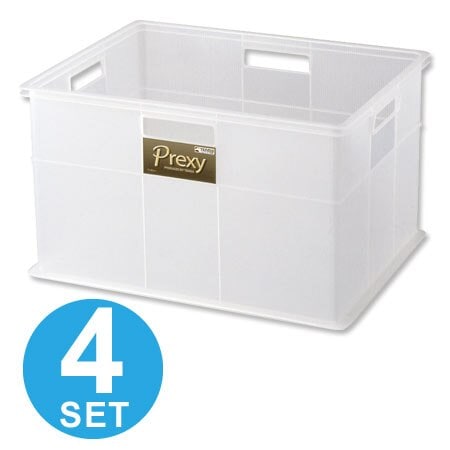 プレクシー　収納ボックス　LL　4個セット （ 収納ケース プラスチック ） 5,947円