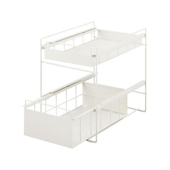 シンク下引き出しラック ホワイト アイリスオーヤマ SSR-270