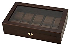 最旬トレンドパンツ 茶谷産業 木製ウォッチケース 10本用 856-121 ジュエリーボックス