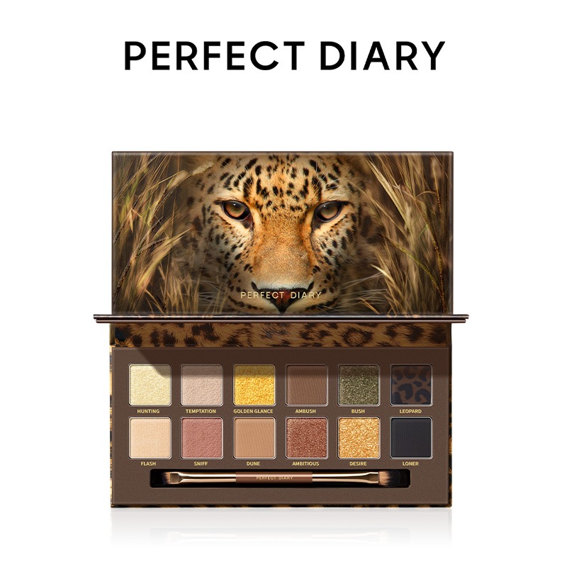 Qoo10] PERFECT DIARY 動物アイシャドウパレット12色 /限定