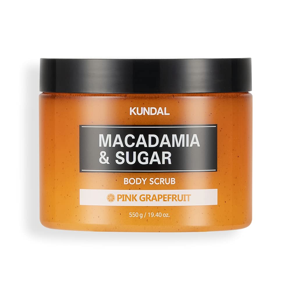 【KUNDAL/クンダル】ボディスクラブ(550g) #ピンクグレープフルーツ #マカダミア集出物配合 #角質 #保湿 #ツヤ肌ケア #香水ボディスクラブ