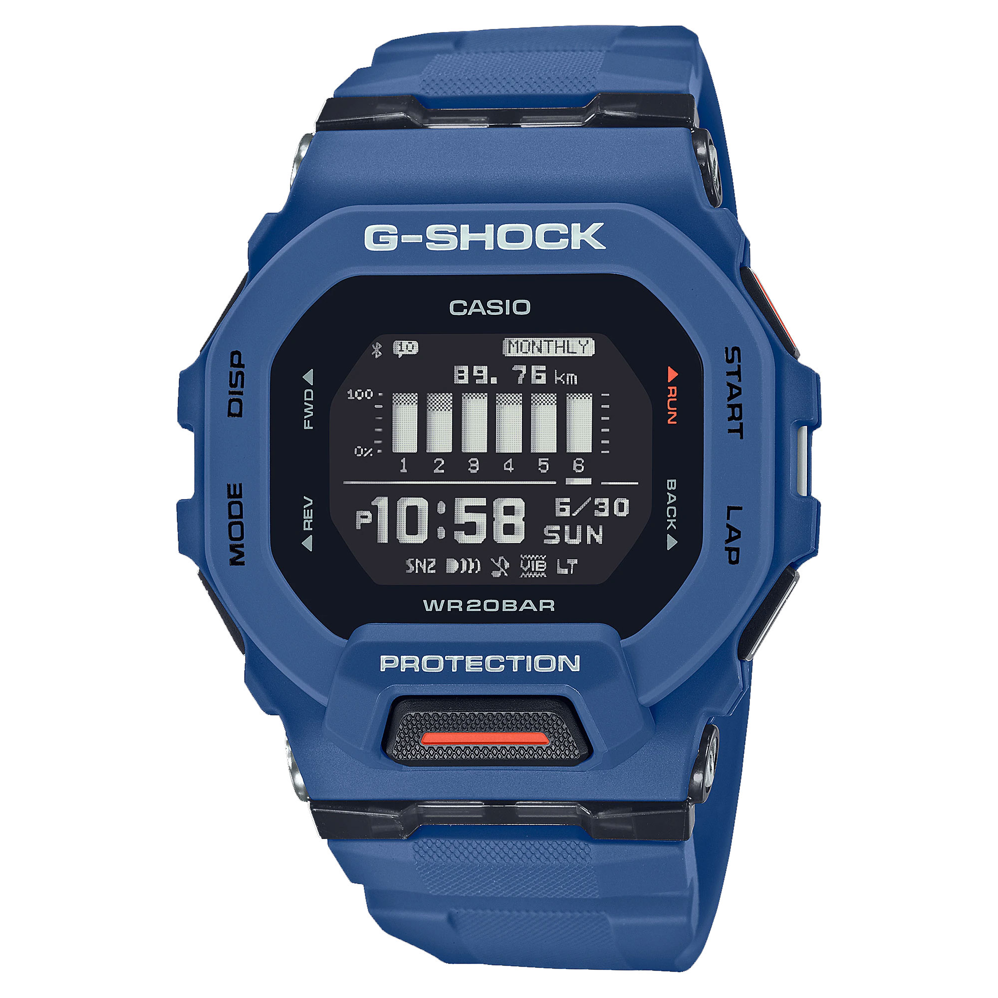 カシオ CASIO Gショック G-SHOCK 腕時計 G-SQUAD GBD-200 SERIES GBD-200-2JF 16,948円