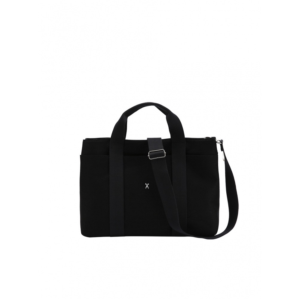 JOSEPH & STACEY ステイシー デイトリップ トート キャンバス M ブラック