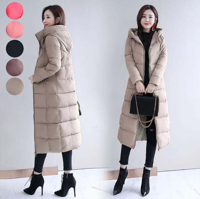 ダウンコート 防寒 防風 中綿コート 暖かい 冬アウター ダウンジャケット レディース ロングコート 可愛い 中綿ジャケット フード付き ブルゾン 冬服 韓国風 シンプル コート レディースダウンコー