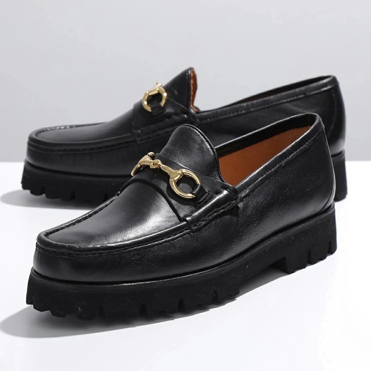 DANIELE LEPORI ダニエル レポリ ローファー U92 Carro Armato メンズ 厚底 ビット レザー 軽量 革靴 シューズ 靴 Nappa