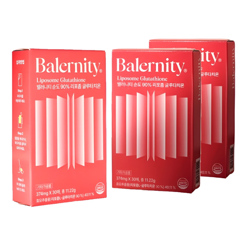 高純度90％リポソームグルタチオンフィルム / 食薬処認定リン脂質コーティング / 30回×3ボックス