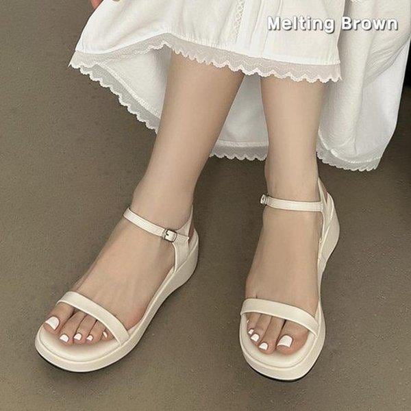 レディース夏サンダル 厚底 ストラップサンダル RM81