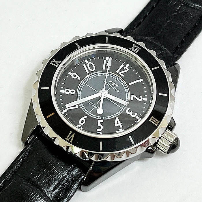 テクノス 腕時計 レデイスウォッチ TECHNOS T9925TB セラミックベゼル ラッピング無料 手書きのメッセージカード あす楽対応