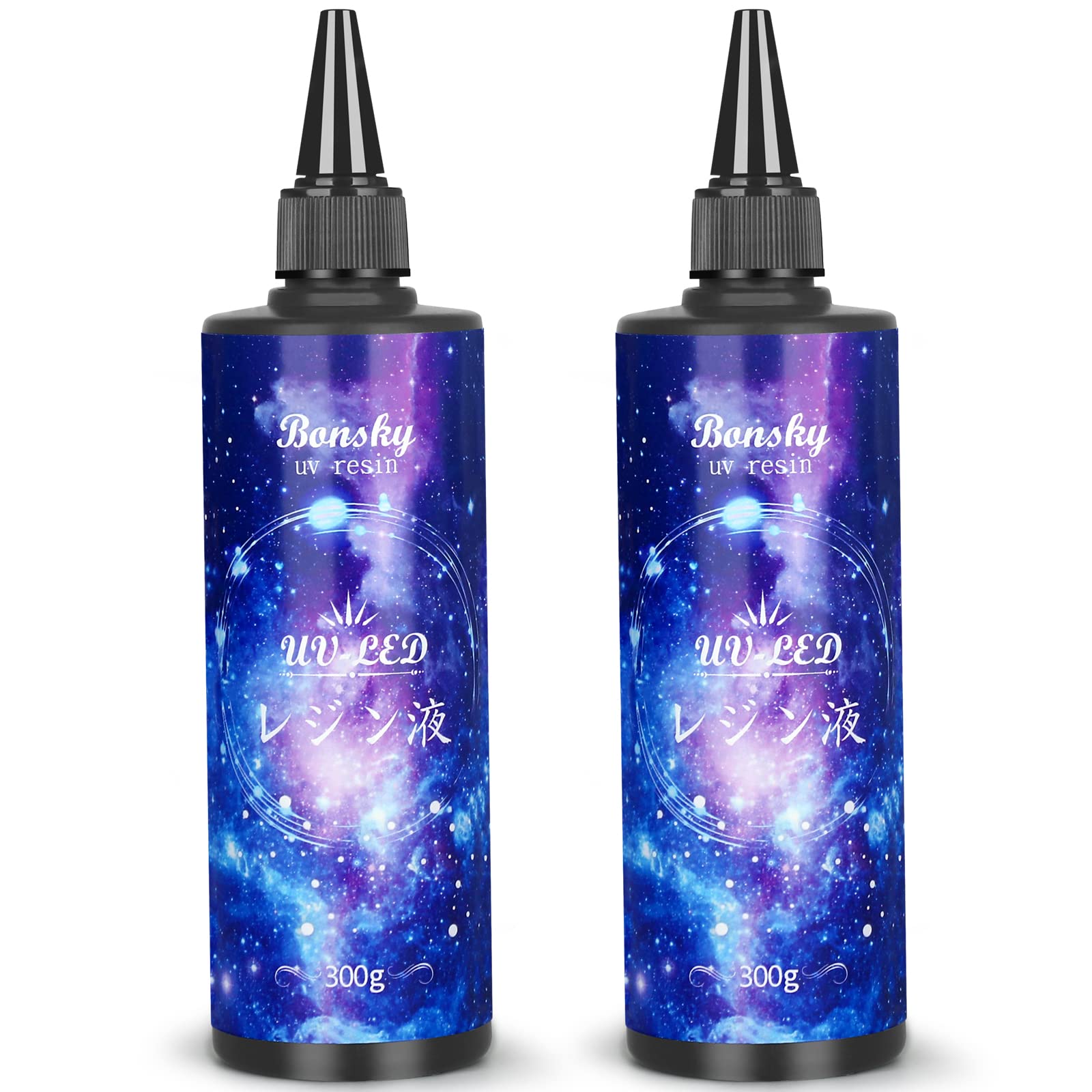 Bonsky レジン液 UV/LED対応レジン液 大容量600g ハードタイプ成形 UVレジン液DIY手作り装飾急速に硬化 低アレルギー性 5,118円