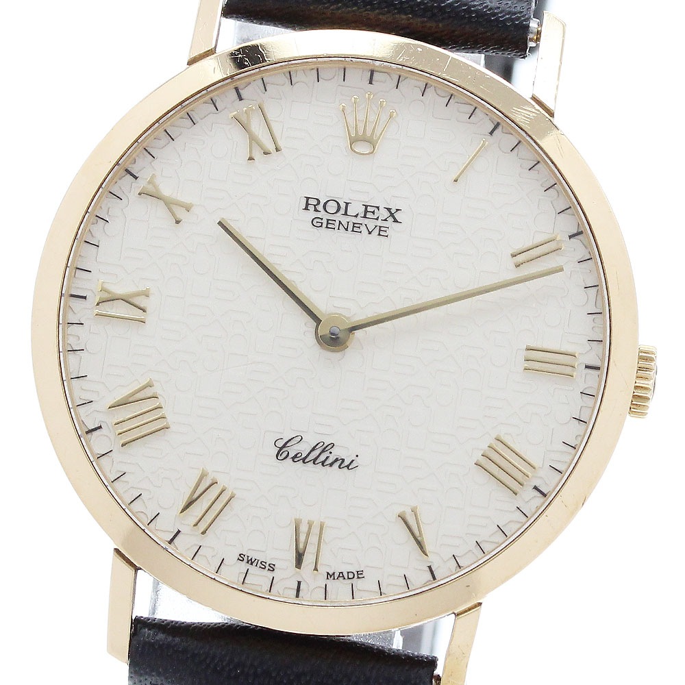 ロレックス ROLEX 4112 チェリーニ K18YG 手巻き メンズ _913290【中古】