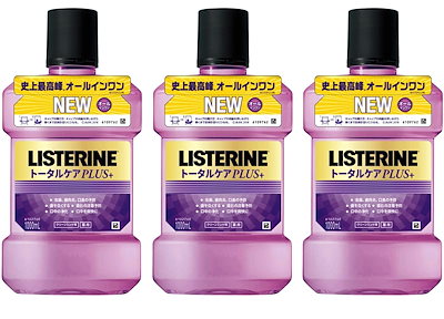 他サイト： LISTERINE(リステリン) マウスウォッシュ 1リットル (x 3)の商品画像
