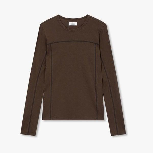 ステッチ切り替え長袖Tシャツ (9105322120CT)