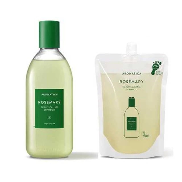 AROMATICA アロマティカ ローズマリー スカルプ スケーリング シャンプー 400ml+400ml(レフィル)