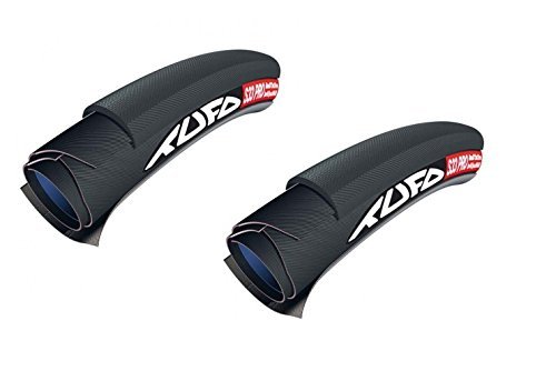 2本セット TUFO S33 PRO チューブラータイヤ Tubular (ブラック/ブラック, 700x24mm) [並行輸入品]