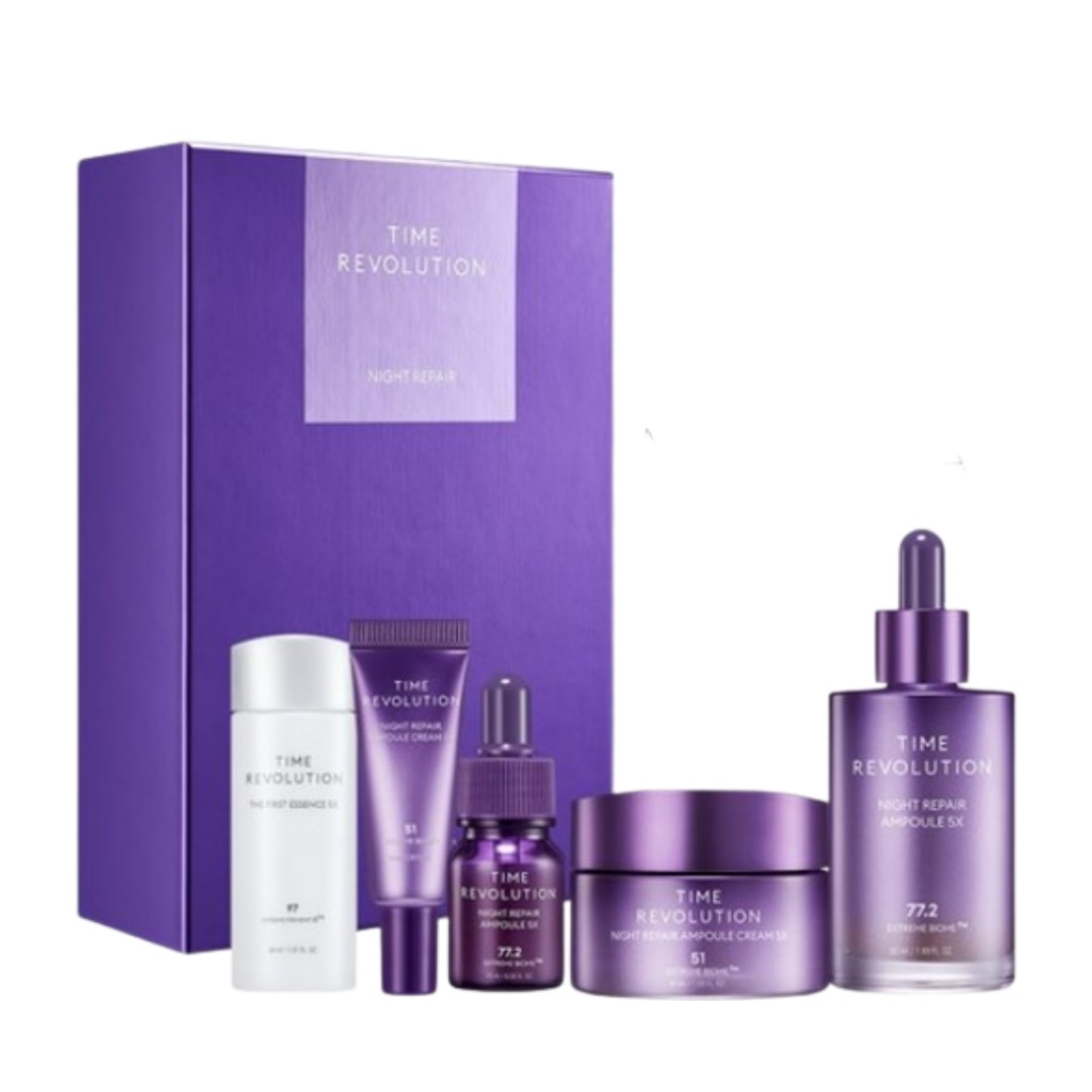 タイム レボリューション ナイト リペア 2種 企画セット 5X (韓国コスメ ギフトセット)