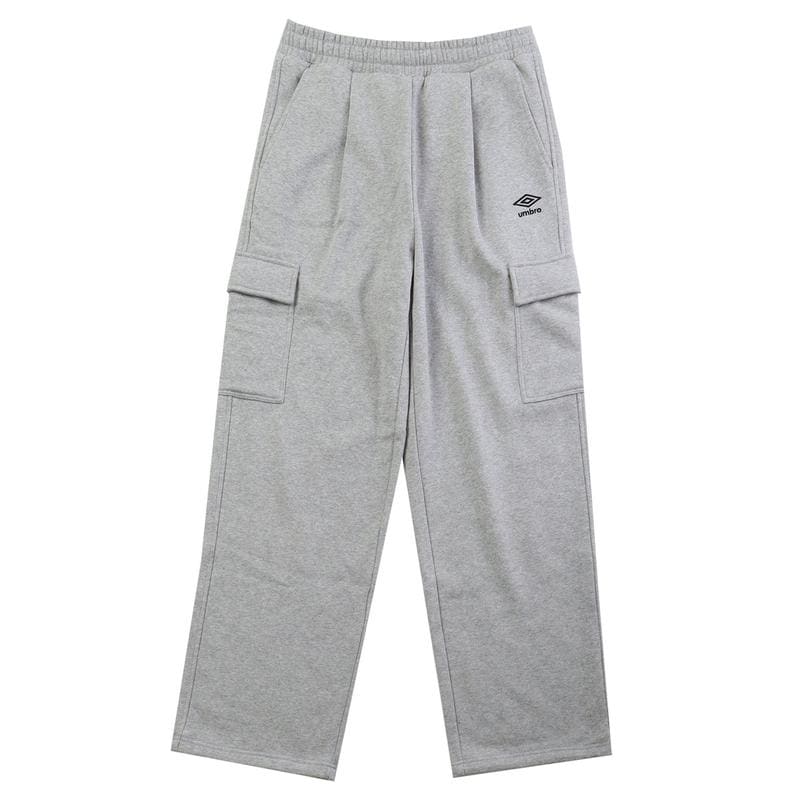 共用カーゴ起毛ワイドパンツUQ423CFPO5 MGR