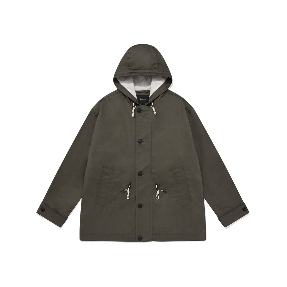カバーナット 23SS フーディーコートジャケットカーキ