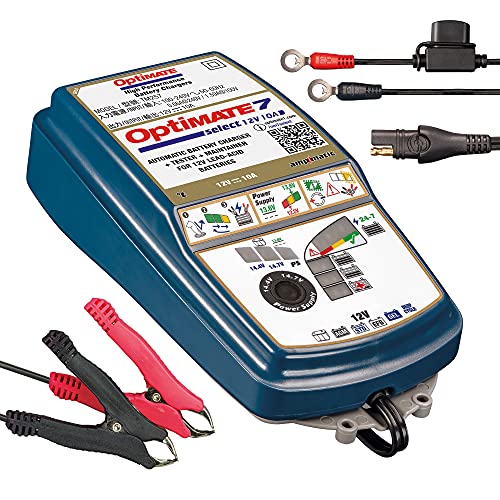 【テックメイト公式】OptiMATE充電器 オプティメイト7 セレクト 12V10A OE採用多数・超省エネ！バイク車ボートソーラーRV