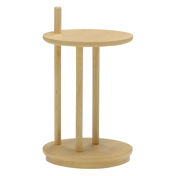 ST-03 サイドテーブル ナチュラル [幅35x奥行35cm] [組立品]