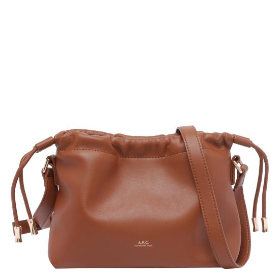A.P.C. Women Shoulder Bags PUAAT F61582 CAD Brown