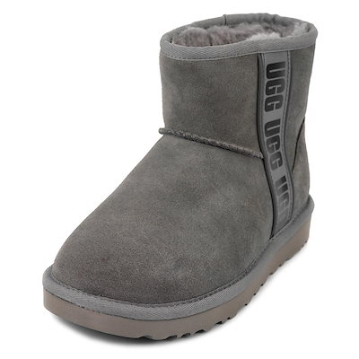 $ UGG ムートンブーツ 12 (USA) グレー Qoo10] UGG ムートンブーツ 1134962 CLAS