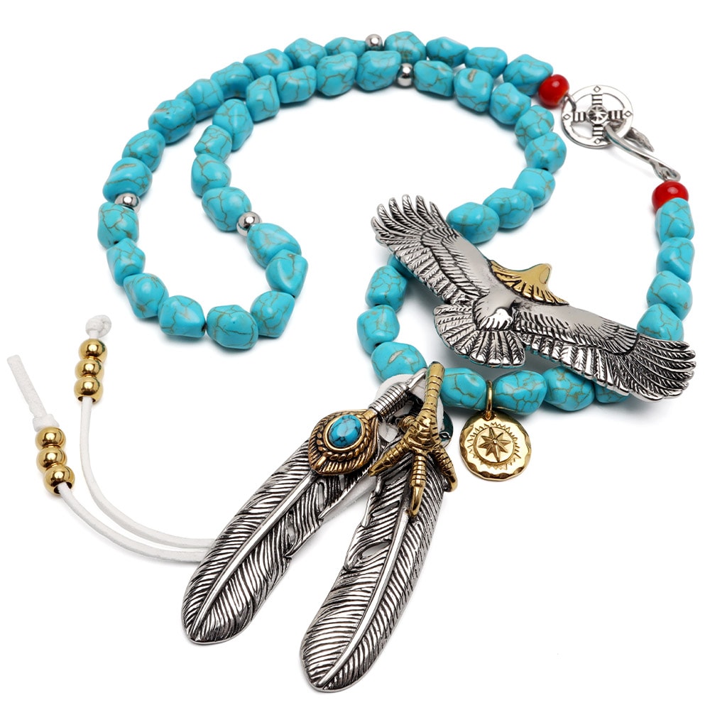 サージカルステンレス 特大イーグルネックレス [ct078]