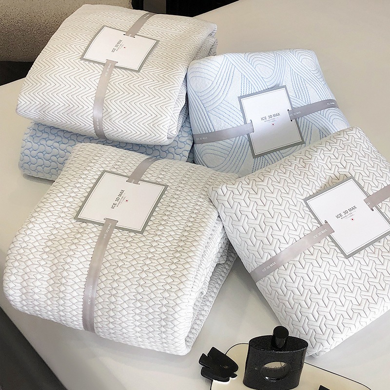 日本製ice3dmaxスーパーソフトベッドシーツ3点ソフトマットセットブラックテクノロジークール洗える折りたたみエアコンマット