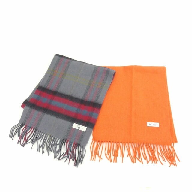 マフラー フリンジ付き 2点セット 中古