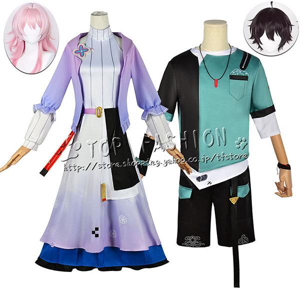 1760崩壊：スターレイル 三月 なのか みつき 丹恒 たんこう コスプレ 衣装 ハロウィン クリスマス 文化祭