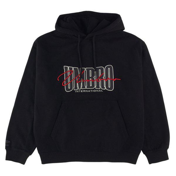 起毛レタリングフーディー UP421CHDN4-BLK0