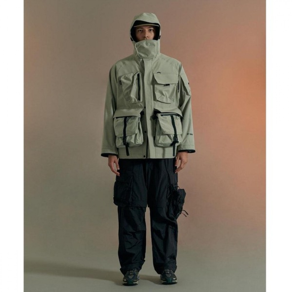 [Bobcat] アタッチメントシステム 3L ハードシェルジャケット-ベージュ