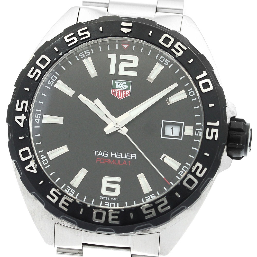 タグホイヤー TAG HEUER WAZ1110.BA0875 フォーミュラ1 デイト クォーツ メンズ 保証書付き_896896【中古】 67,265円