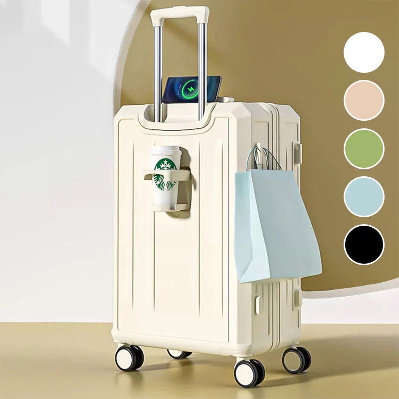 キャリーケース スーツケース 機内持込 キャリーバッグ 超軽量 大型 静音 360度回転 TSAローク搭載 ファスナー式 旅行 ビジネス 出張 5,518円