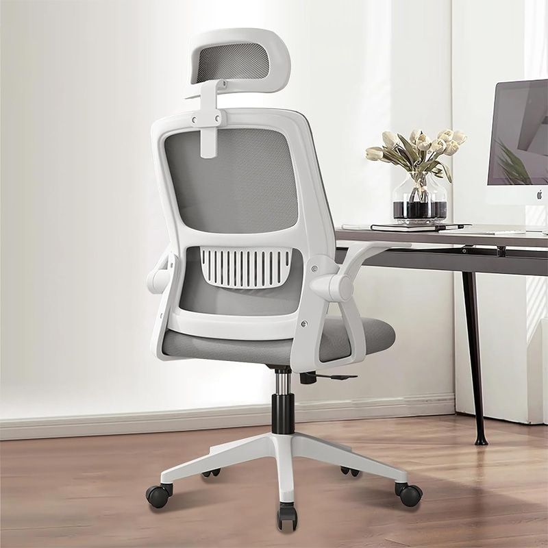 Supsea オフィスチェア 椅子 テレワーク 疲れない デスクチェア パソコンチェア ワークチェア おしゃれ 通気性 跳ね上げ式アームレスト ロッキング機能 在宅勤務 事務椅子 勉強椅子（3色） 7,253円