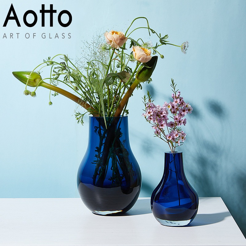 韓国INS インテリア 花瓶 雑貨 ドライフラワー ガラス 透明 花びん しゃれ大きい 水培花の器家