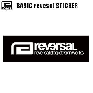 【reversal/リバーサル】リバーサル ロゴ ステッカー/BASIC revesal STICKER rvbs059