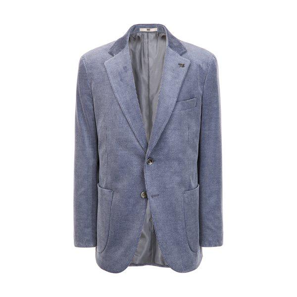 [25FW] [ZEGNA] ライトブルー コットンキャシ コーデュロイ ジャケット DMJA5D001B1