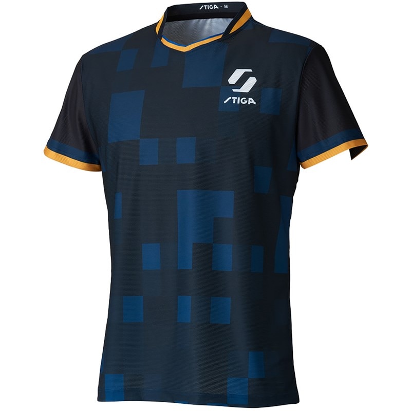 stiga(スティガ) STIGAシャツ KR-II ブラック 2XL タッキュウゲームシャツ (1805670108)