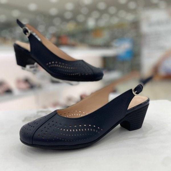 女性パンチングスリングバック YAFMTS622NYIVCA HFPF1A GN_GN