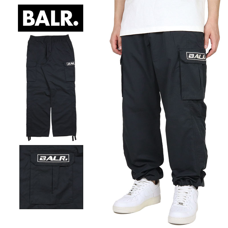ボーラー カーゴパンツ BALR. ナイロンパンツ メンズ ブランド 大きいサイズ おしゃれ おすすめ 黒 balr062 ブラック M L XL