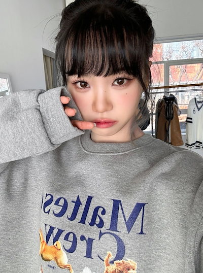 チェウォン着用 ラグラン Tシャツ ブルー チェウォン着用 ラグラン Tシャツ ブルー - メルカリ