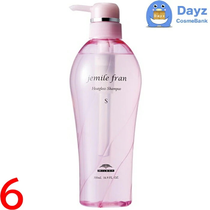 ミルボン ジェミールフラン ヒートグロス シャンプー S 500mL　6点セット