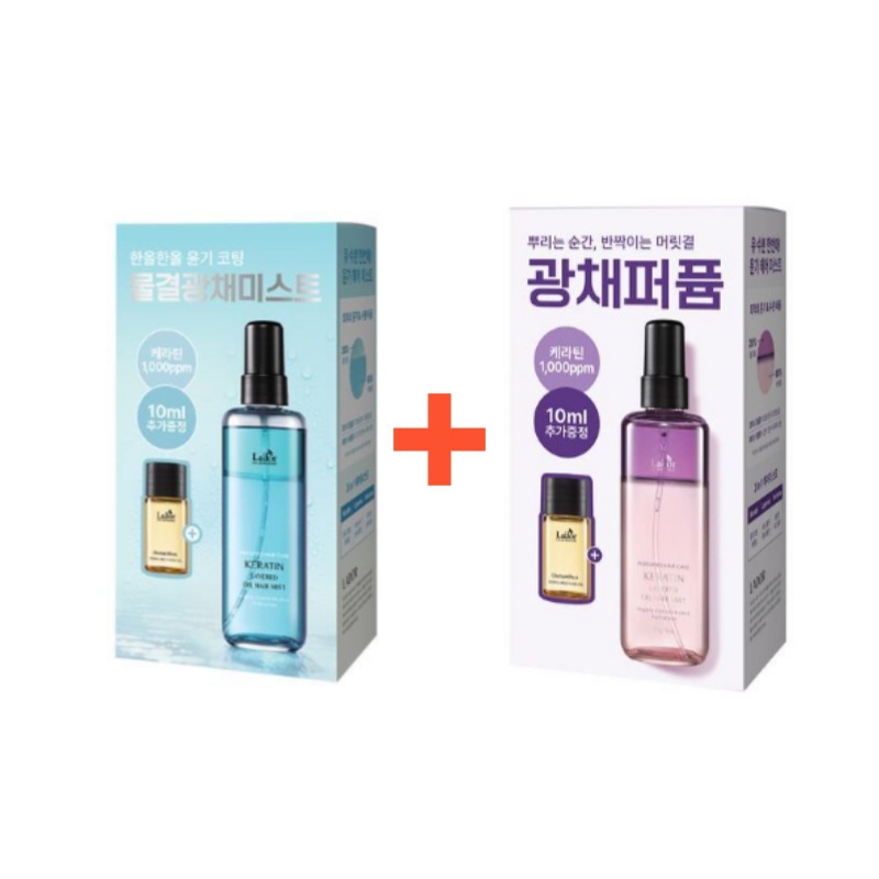 [2種択2/本品130ml+130ml+贈呈10ml+10ml] アドルケラチンパフュームヘアミスト/ なめらかできらめきのある優雅なヘア/ 金木書香 # オスマントス/ 無花果香 # ピグティースタイリングミスト