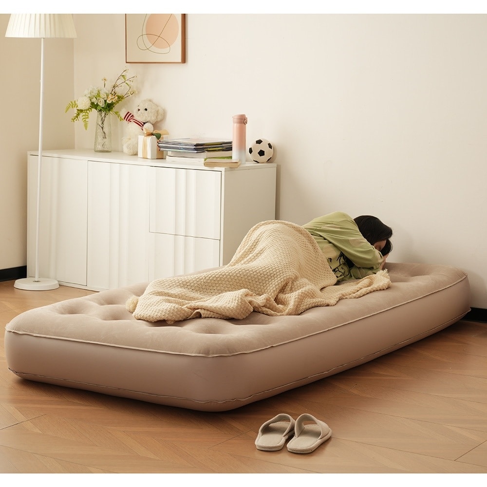 【国内即日発送】エアーベッド電動 シングルサイズ　180*95*25厚さｃｍ　空気ベッド キャンプマット インフレーターマット 自動膨張式 快適な寝心地 折り畳み 超軽量 コンパクト家庭用収納袋付き