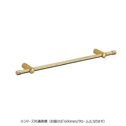 シロクマ フリーピッチタオル掛 600mm クローム BT-53