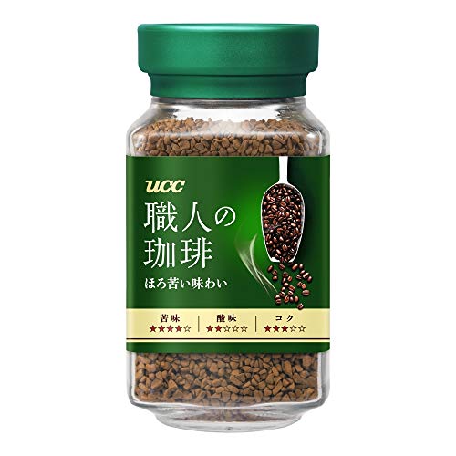 UCC 職人の珈琲 インスタントコーヒー ほろ苦い味わい 90g12個