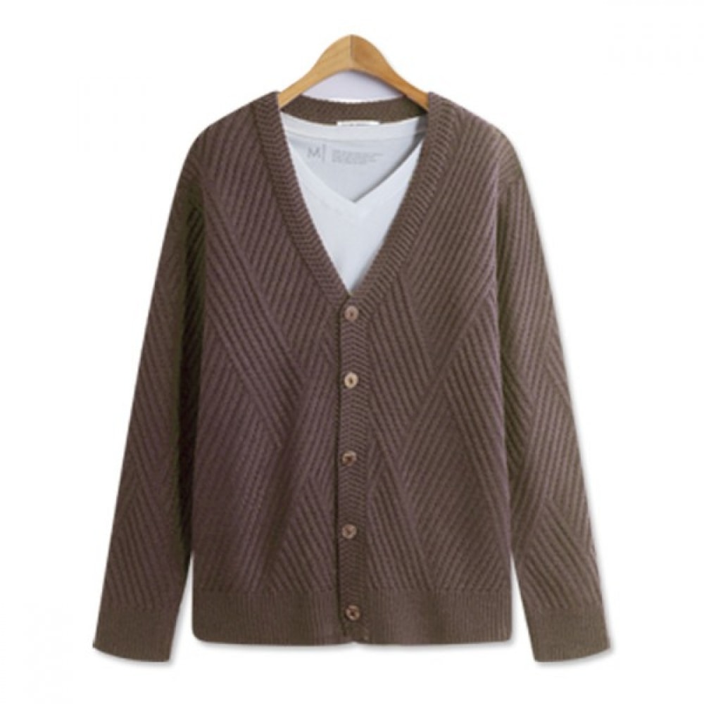 (トップボーイ) デイリーオブリークカーディガン (KJS071)