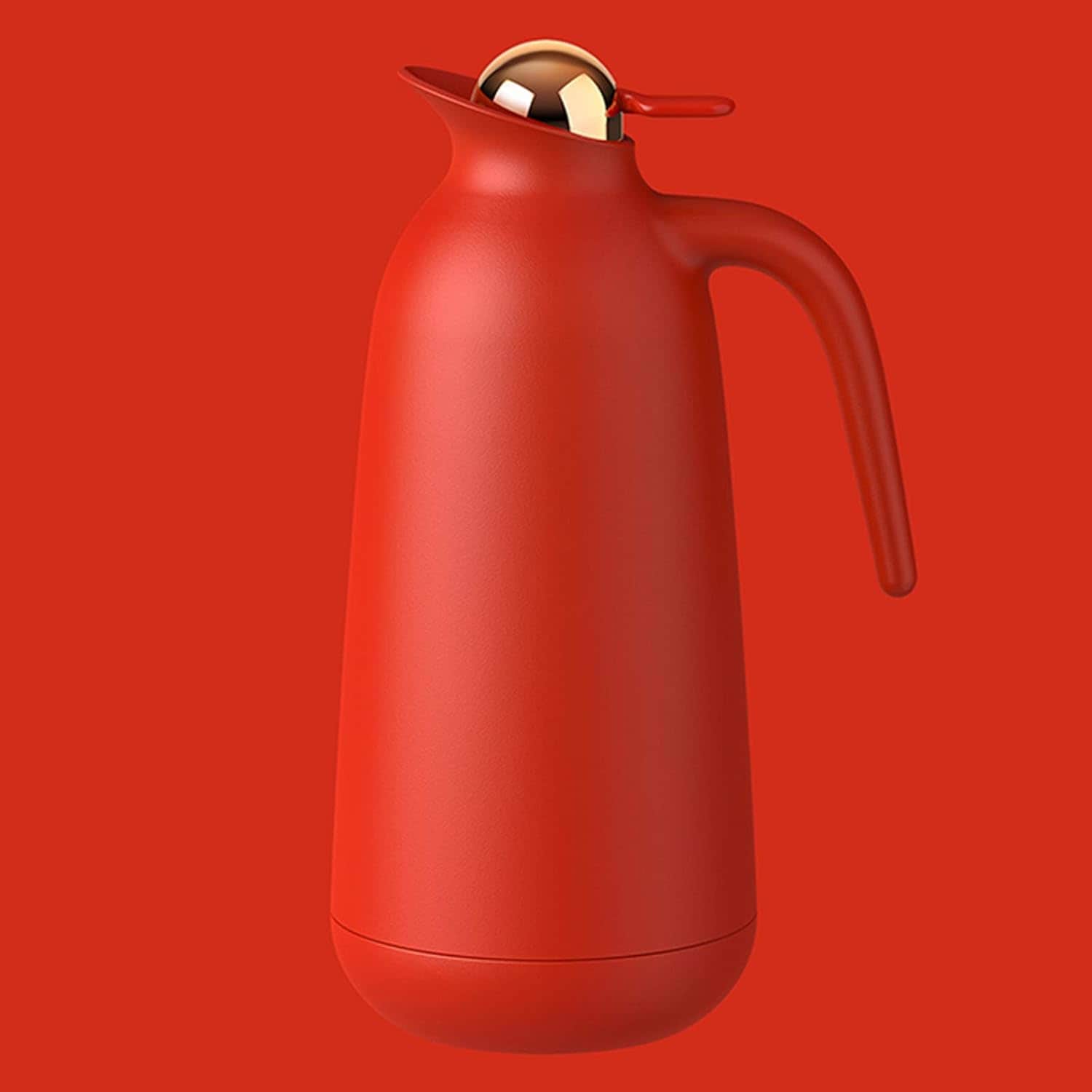 Kavas 保温卓上ポット 魔法瓶 ティーポット 真空 ガラス 二重壁設計 真空断熱 大容量 開閉簡単 ホットとコールドデュアル使用