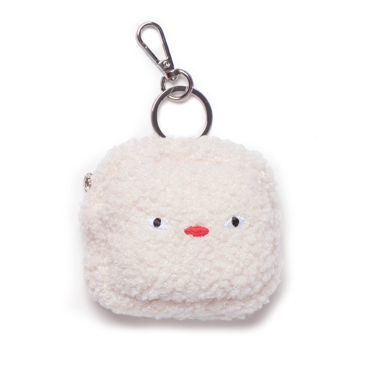 【正規品】「韓国人気」NEMOYOM モコモコ シアリング AirPods Case Shearing ミニポーチ バッグチャーム「4色展開」
