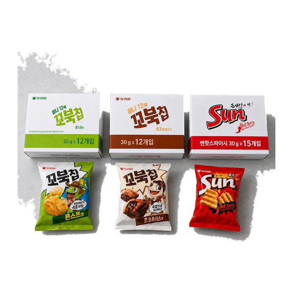 オリオン スナック ミニボックス 3種から選べる 30g小袋 コブクチップ サンチップ 個包装 韓国お菓子 スナック菓子